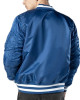 LA Dodgers Full-Zip Bomber Satin Jacket