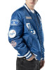 LA Dodgers Full-Zip Bomber Satin Jacket