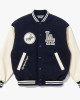 LA Dodgers Navy Varsity Baseball Jacket LA Dodgers Navy Varsity Baseball Jacket