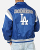 LA Dodgers Retro Stadium Blue Satin Jacket