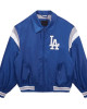 LA Dodgers Retro Stadium Blue Satin Jacket