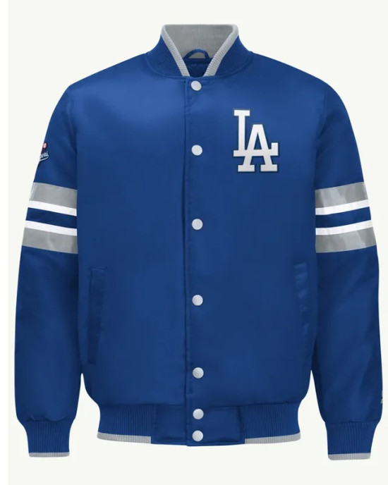 LA Dodgers Scout I Royal Satin Jacket
