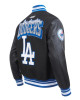 LA Dodgers Team Badge Classic Rib Varsity Jacket