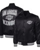 LA Kings Adaptive Bold Logo Varsity Satin Jacket