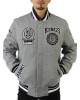 LA Kings Gray Varsity Wool Jacket LA Kings Gray Varsity Wool Jacket
