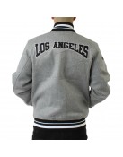 LA Kings Gray Varsity Wool Jacket