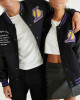 LA Lakers Basketball Black Varsity Jacket LA Lakers Basketball Black Varsity Jacket