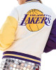 LA Lakers Color Block Bomber Full-Snap Jacket LA Lakers Color Block Bomber Full-Snap Jacket