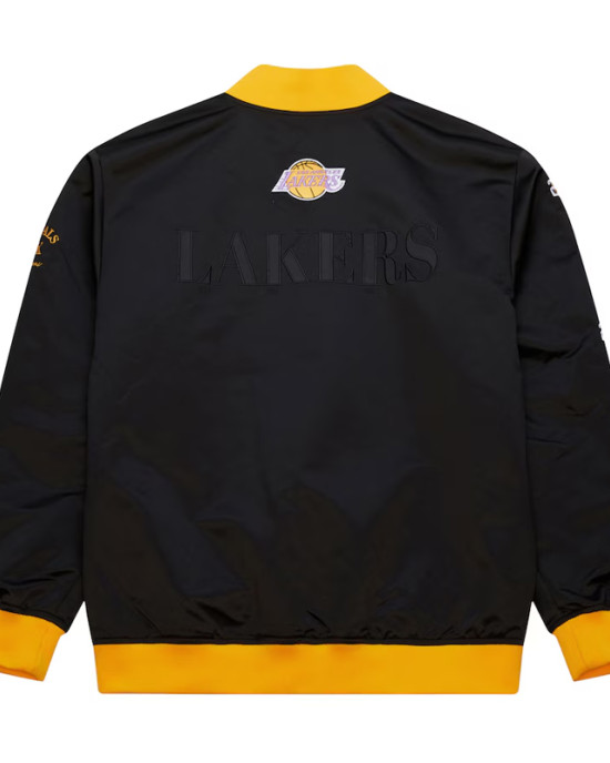 LA Lakers OG 3.0 Lightweight Black Satin Jacket LA Lakers OG 3.0 Lightweight Black Satin Jacket