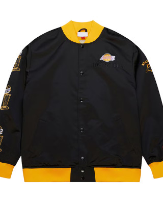  LA Lakers OG 3.0 Lightweight Black Satin Jacket