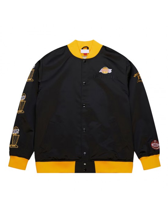 LA Lakers OG 3.0 Lightweight Black Satin Jacket