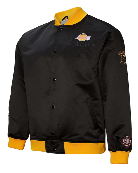 LA Lakers OG 3.0 Lightweight Black Satin Jacket LA Lakers OG 3.0 Lightweight Black Satin Jacket