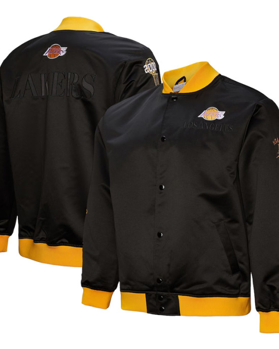 LA Lakers OG 3.0 Lightweight Black Satin Jacket LA Lakers OG 3.0 Lightweight Black Satin Jacket
