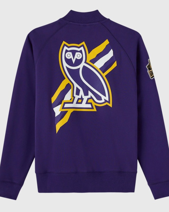 LA Lakers Purple Fleece Jacket – Owl Edition