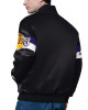 LA Lakers Triple Option Varsity Full-Snap Satin Jacket