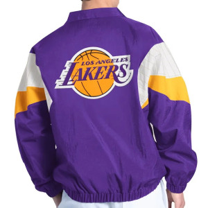 LA Lakers Yard Line Purple Full-Zip Jacket