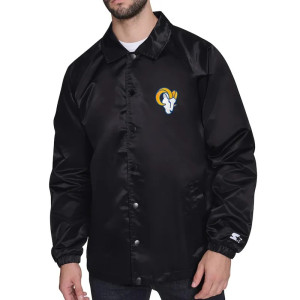  LA Rams Retro Logo Coaches Jacket