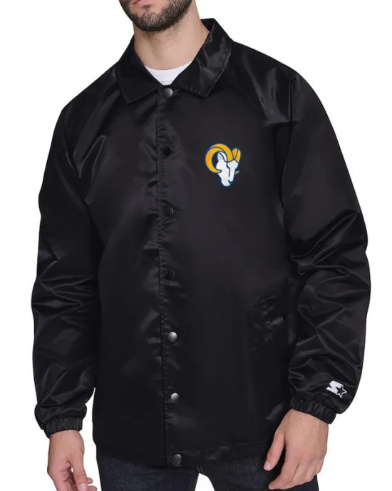 LA Rams Retro Logo Coaches Jacket LA Rams Retro Logo Coaches Jacket