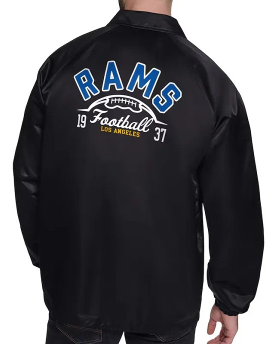 LA Rams Retro Logo Coaches Jacket LA Rams Retro Logo Coaches Jacket
