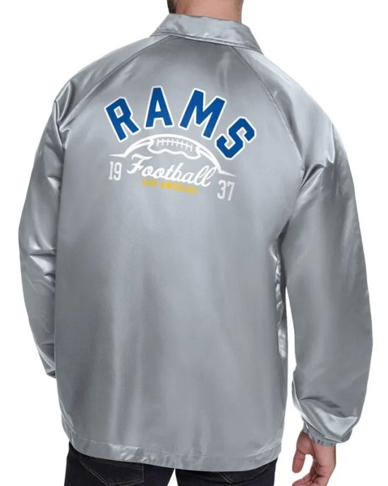 LA Rams Retro Logo Coaches Jacket LA Rams Retro Logo Coaches Jacket