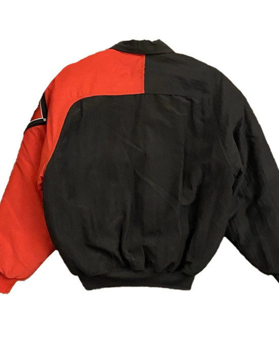 Lansing Lugnuts 1990s Black and Orange Jacket