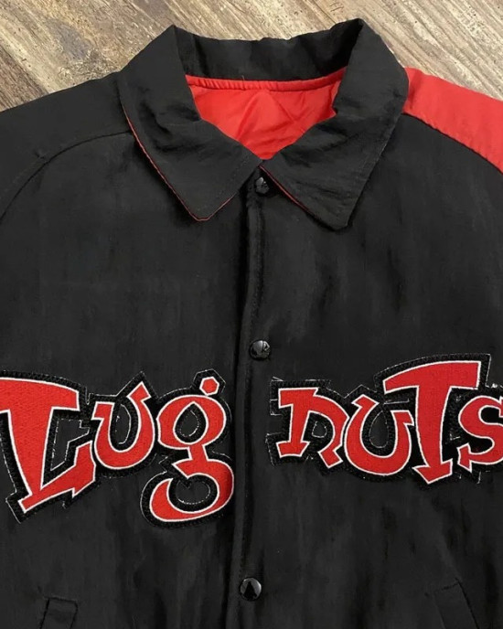Lansing Lugnuts 1990s Black and Orange Jacket