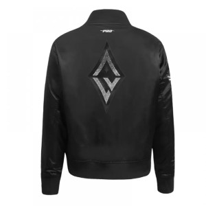 Las Vegas Aces Jewels Black Satin Jacket