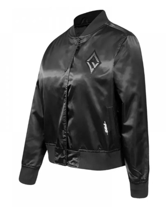 Las Vegas Aces Jewels Black Satin Jacket