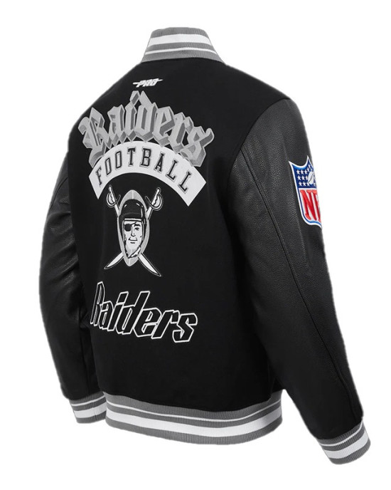 Las Vegas Raiders Best of Classic Rib Varsity Jacket