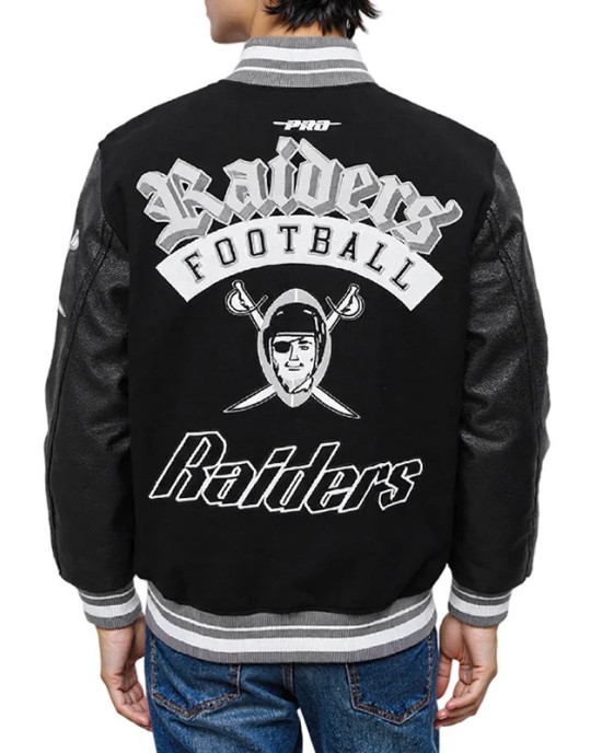 Las Vegas Raiders Best of Classic Rib Varsity Jacket
