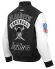Las Vegas Raiders Best Of Men's Leather Varsity Jacket
