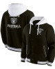 Las Vegas Raiders Black Cotton Hooded Jacket