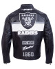 Las Vegas Raiders Men's Moto Jacket