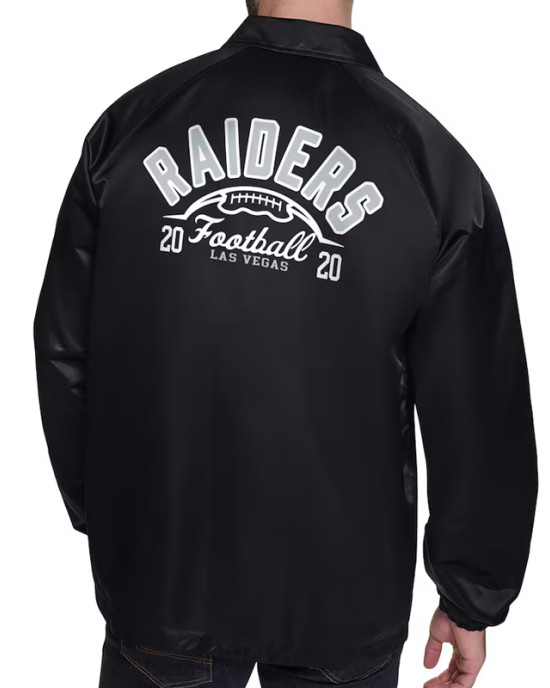 Las Vegas Raiders Retro Logo Coaches Jacket Las Vegas Raiders Retro Logo Coaches Jacket