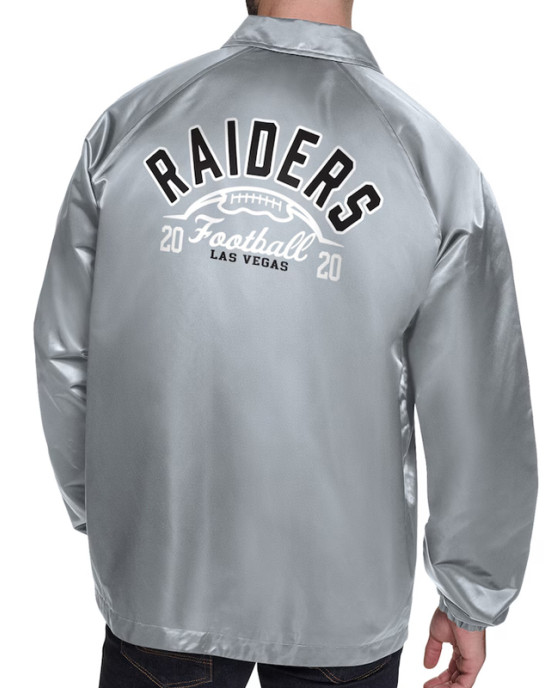 Las Vegas Raiders Retro Logo Coaches Jacket Las Vegas Raiders Retro Logo Coaches Jacket
