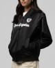 Las Vegas Raiders Throwback Graphics Black Satin Jacket