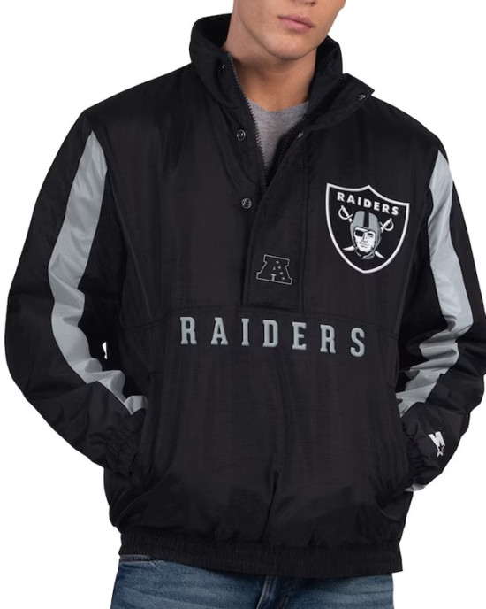 Las Vegas Raiders Thursday Night Gridiron Half-Zip Jacket