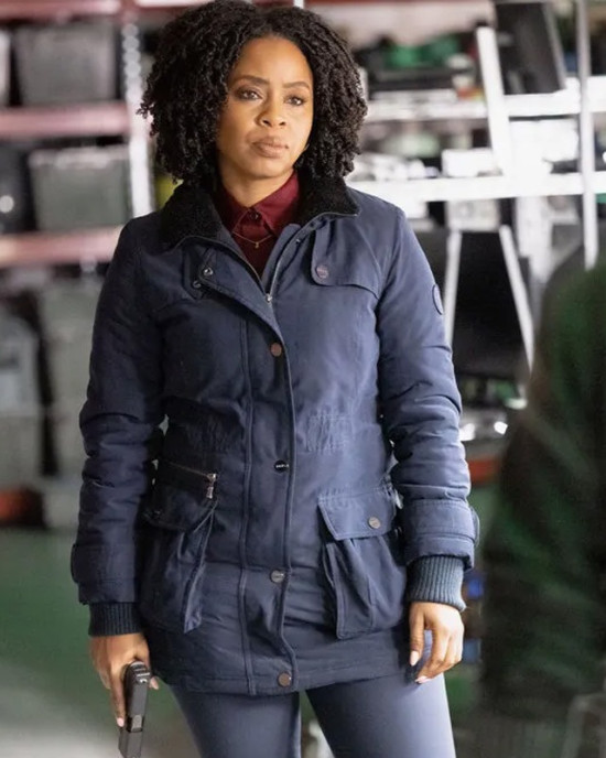 Law & Order Danielle Moné Truitt Blue Jacket
