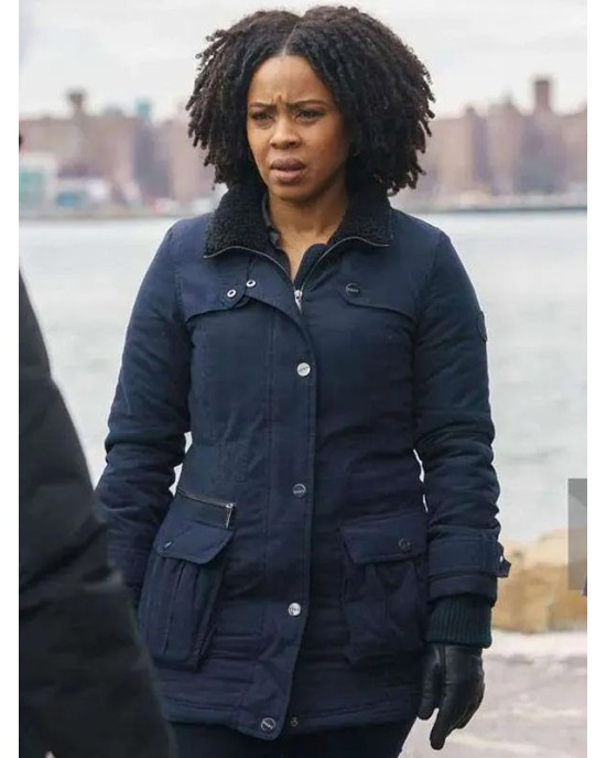 Law & Order Danielle Moné Truitt Blue Jacket