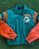Leather Alix Earle Miami Dolphins Leather Jacket Leather Alix Earle Miami Dolphins Leather Jacket