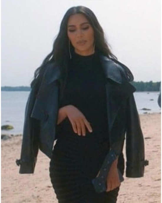 Leather American Horror Story S12 Kim Kardashian Jacket Leather American Horror Story S12 Kim Kardashian Jacket