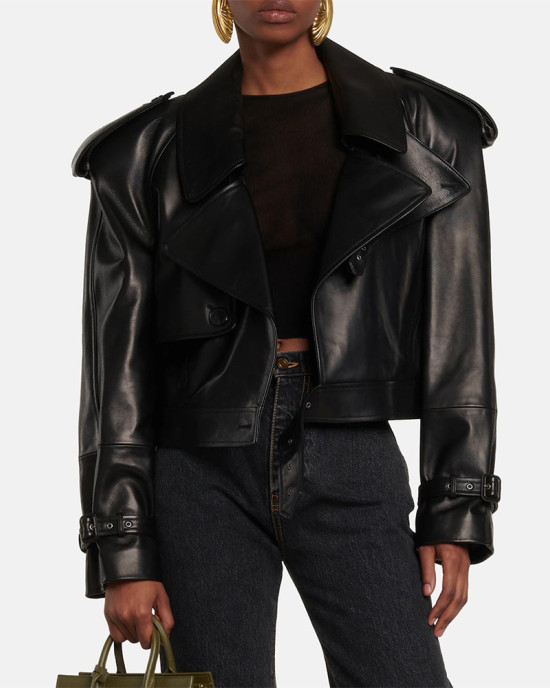 Leather American Horror Story S12 Kim Kardashian Jacket Leather American Horror Story S12 Kim Kardashian Jacket