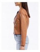 Leather Average Joe Ashley Olivia Fisher Jacket