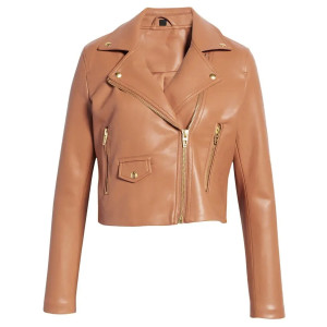 Leather Average Joe Ashley Olivia Fisher Jacket