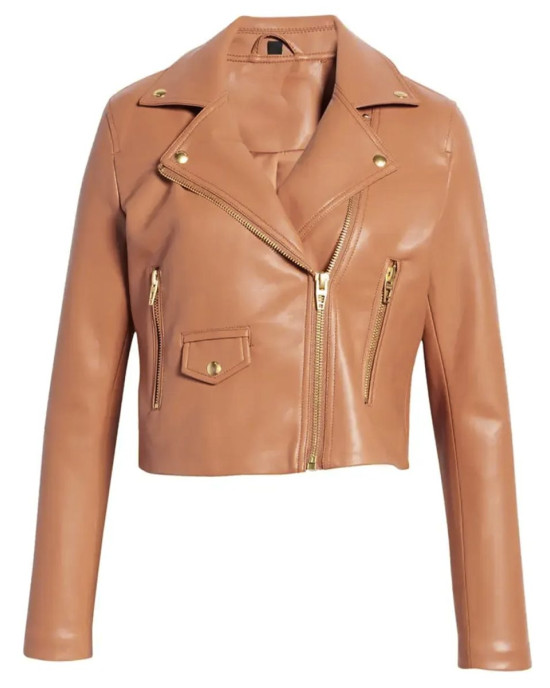 Leather Average Joe Ashley Olivia Fisher Jacket Leather Average Joe Ashley Olivia Fisher Jacket