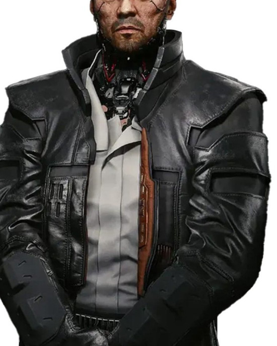 Leather Cyberpunk 2077 Game Goro Takemura Coat Leather Cyberpunk 2077 Game Goro Takemura Coat