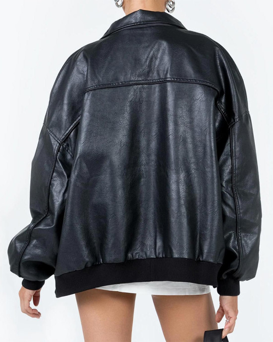 Leather Dixie D’Amelio The Damelio Show Jacket Leather Dixie D’Amelio The Damelio Show Jacket