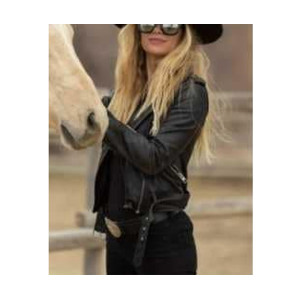 Leather Reagan Baker Swiping America Jacket
