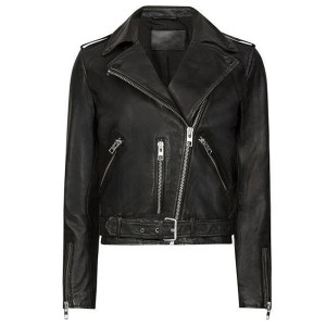 Leather Reagan Baker Swiping America Jacket