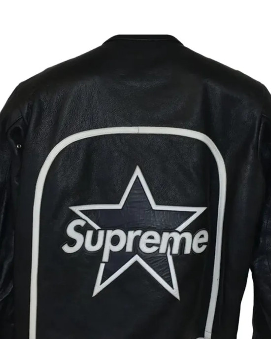 Leather Supreme Star Stussy Jacket Leather Supreme Star Stussy Jacket